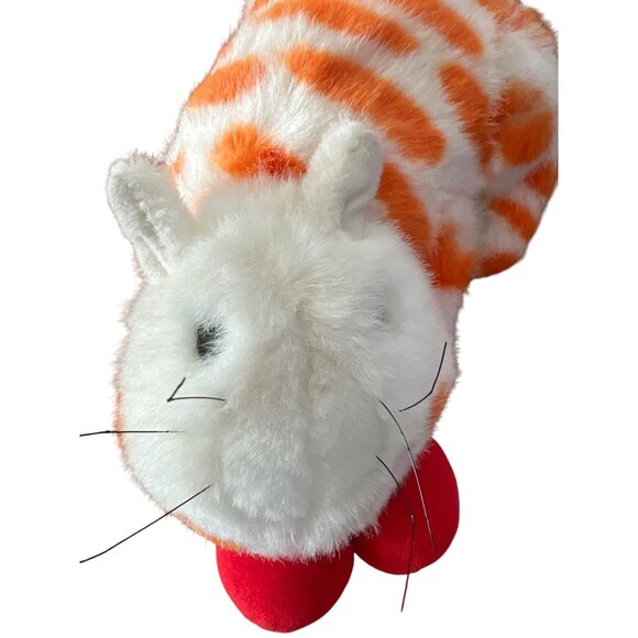 Fat Cat Steven Smith Tabby Kitty Plush Orange White Red Bowtie State Employees - Picture 2 of 6
